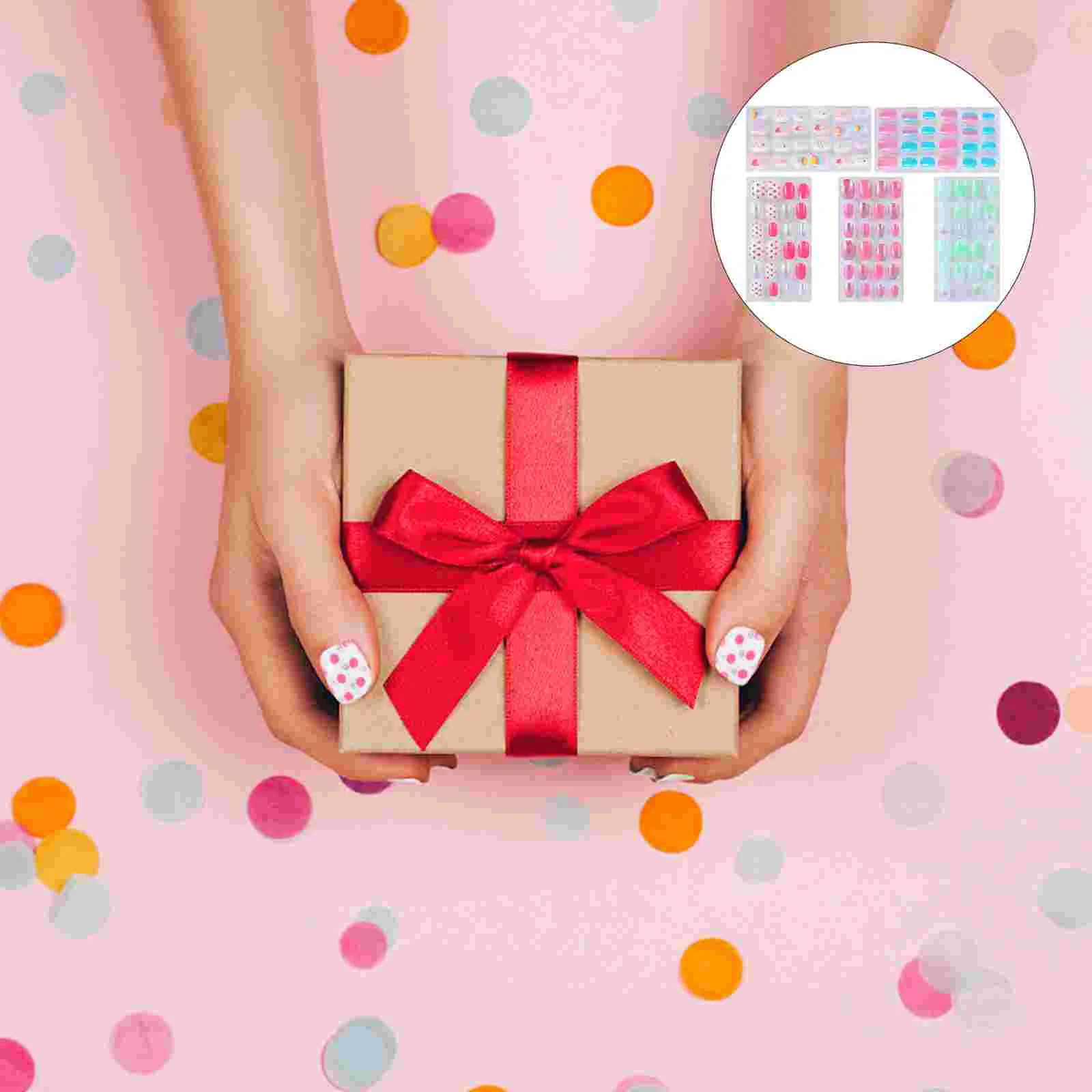 120 шт. лак для ногтей детские наклейки малышей полуотвержденные гелевые ногти