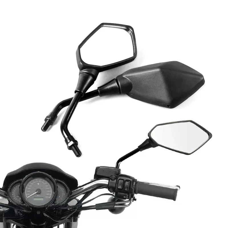 

Universial 8mm 10mm Motorcycle Mirror Scooter E-Bike Rearview Mirrors Electromobile Back Side Convex Mirror