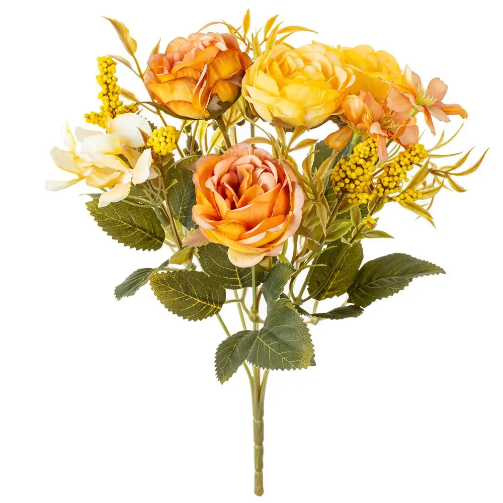 

Шелковые искусственные цветы Роза Пион Свадебный венок Свадебный букет Домашний декор комнаты Фестиваль Открытый двор Садовая ваза Diy Подарочная коробка