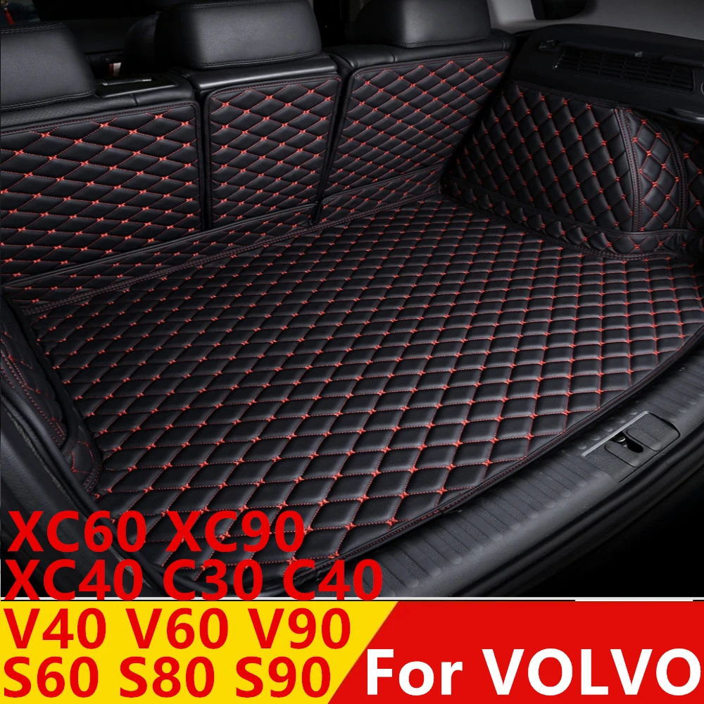 

Car Trunk Mat For Volvo XC60 XC90 XC40 C40 C30 S60 S80 S90 V40 V60 V90 All Weather Rear Cargo Cover Carpet Liner Tail Boot Pad