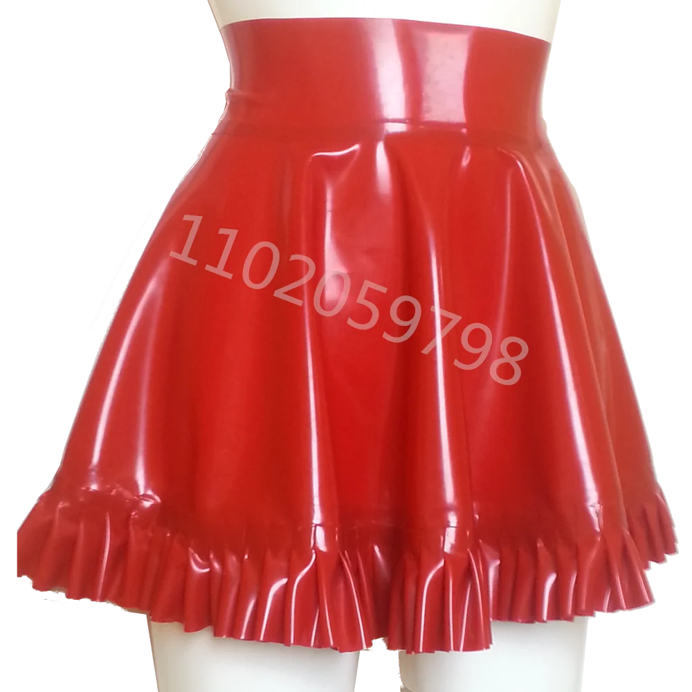 ЮБКА из 100% натурального латекса с оборками УНИСЕКС ТВ-фетиш прозрачная