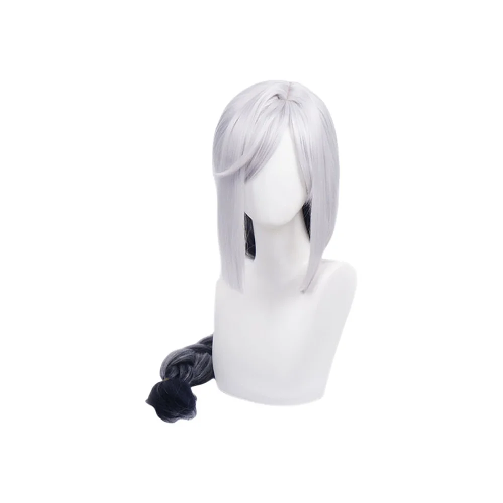 Парики для косплея из аниме Shenhe синтетические волосы Genshin Impact Длинные