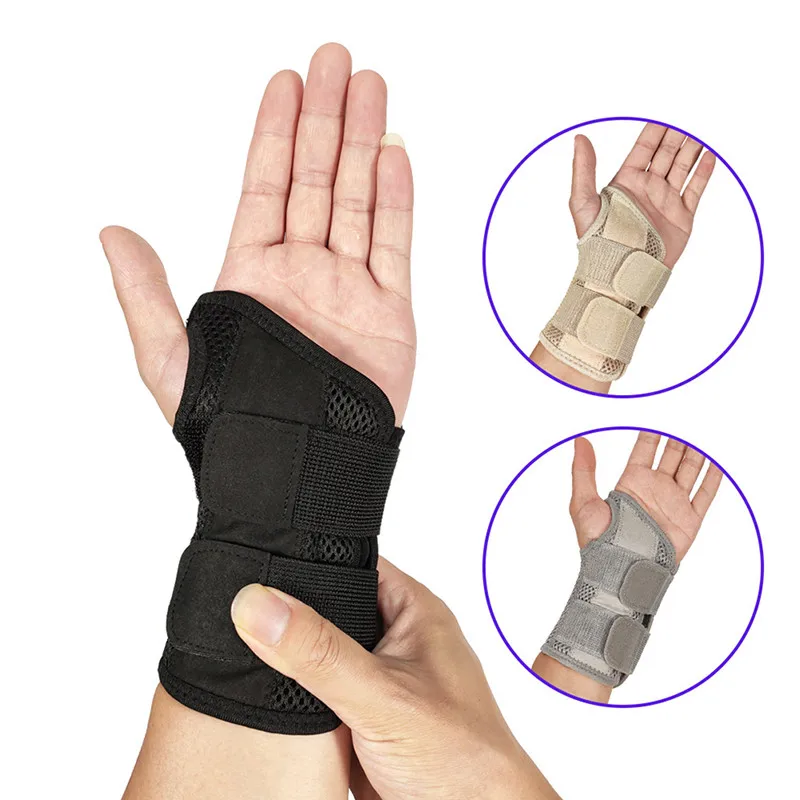 

1PC Left/Right Elastic Carpal Tunnel Wristbands Exercise Wrist Protector Brace Support Hand Bowling Drawing Mouse Keyboard Gym