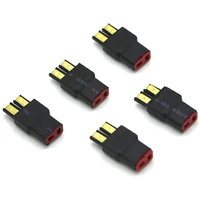 1 pcs wireless female male trx to t plug deans style connector battery adapter for rc battery