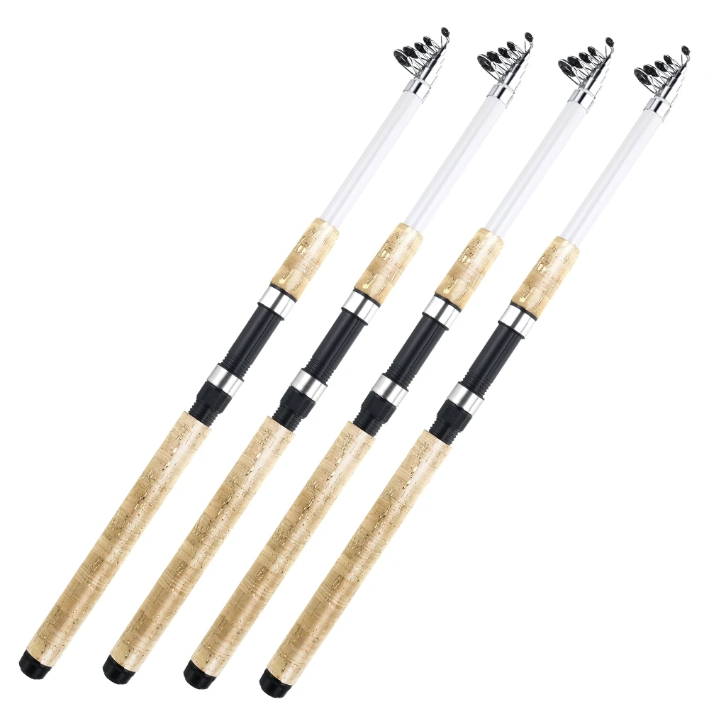 BAKAWA прочная спиннинговая удочка из углеродного волокна/FRP телескопическая