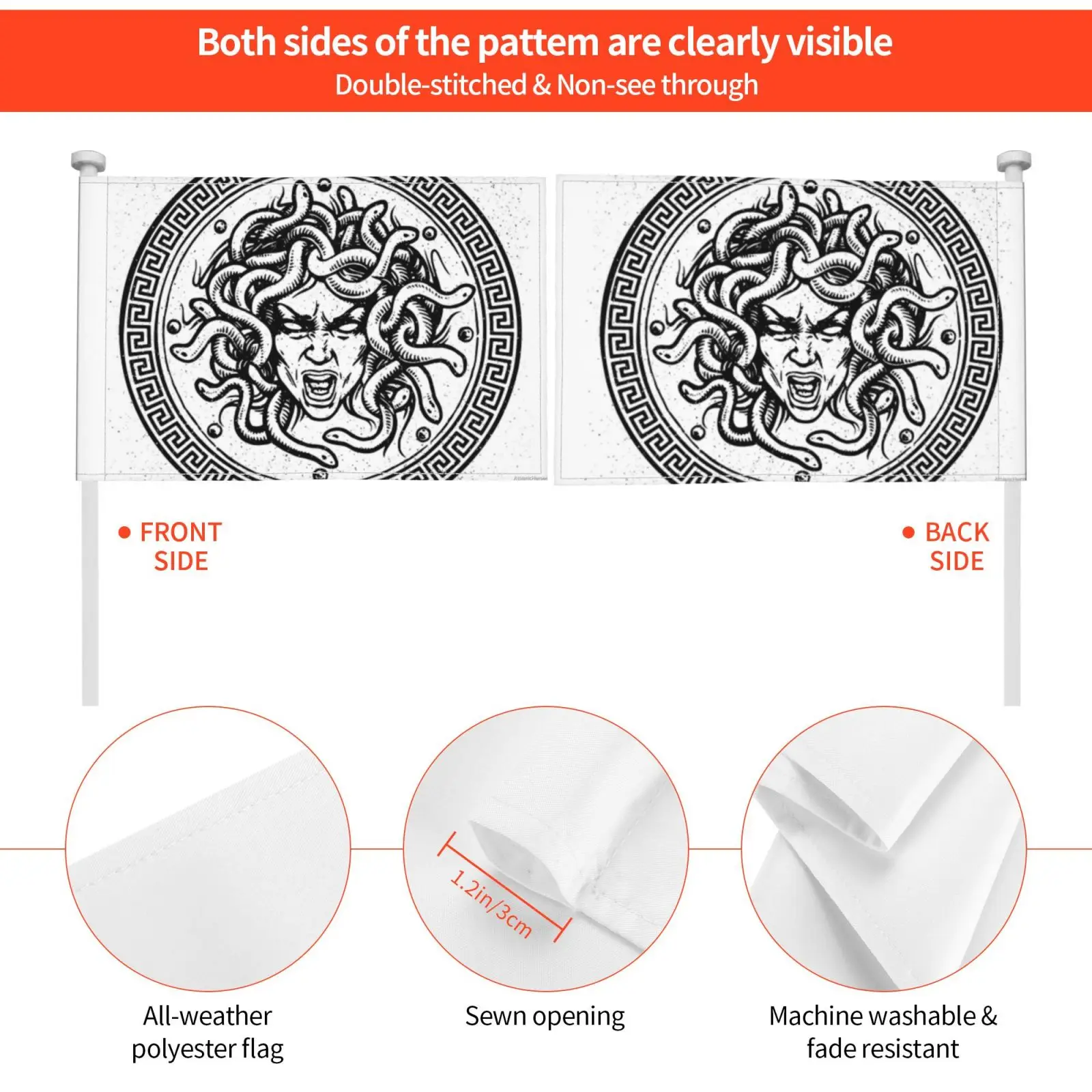 Уличный декор флаг автомобиля Греция винтажный античный греческий бывший Бог