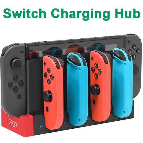 Зарядная Док-станция NS Switch JoyCon С USB-контроллером — Держатель Игрового Концентратора Nintendo Switch И Зарядное Устрой...