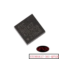 original genuine stc8h1k17 36i qfn20 1t 8051 microprocessor microcontroller chip