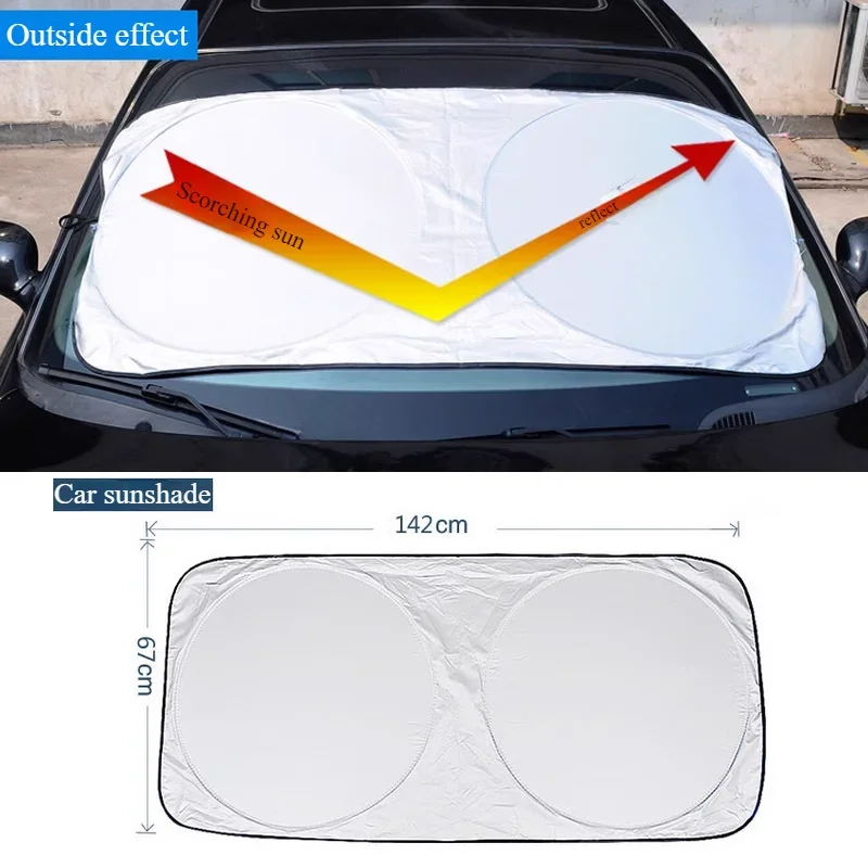 Универсальный Двойной Кольцевой Автомобильный Солнцезащитный Козырек На