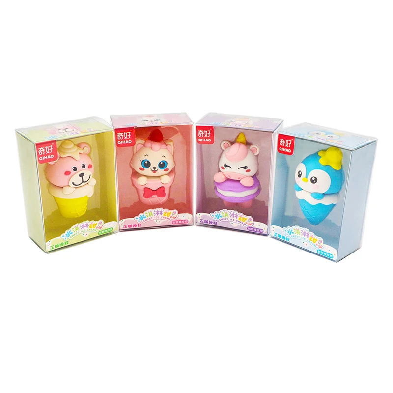 Милый ластик для мороженого милый креативный красивый веселый съемный