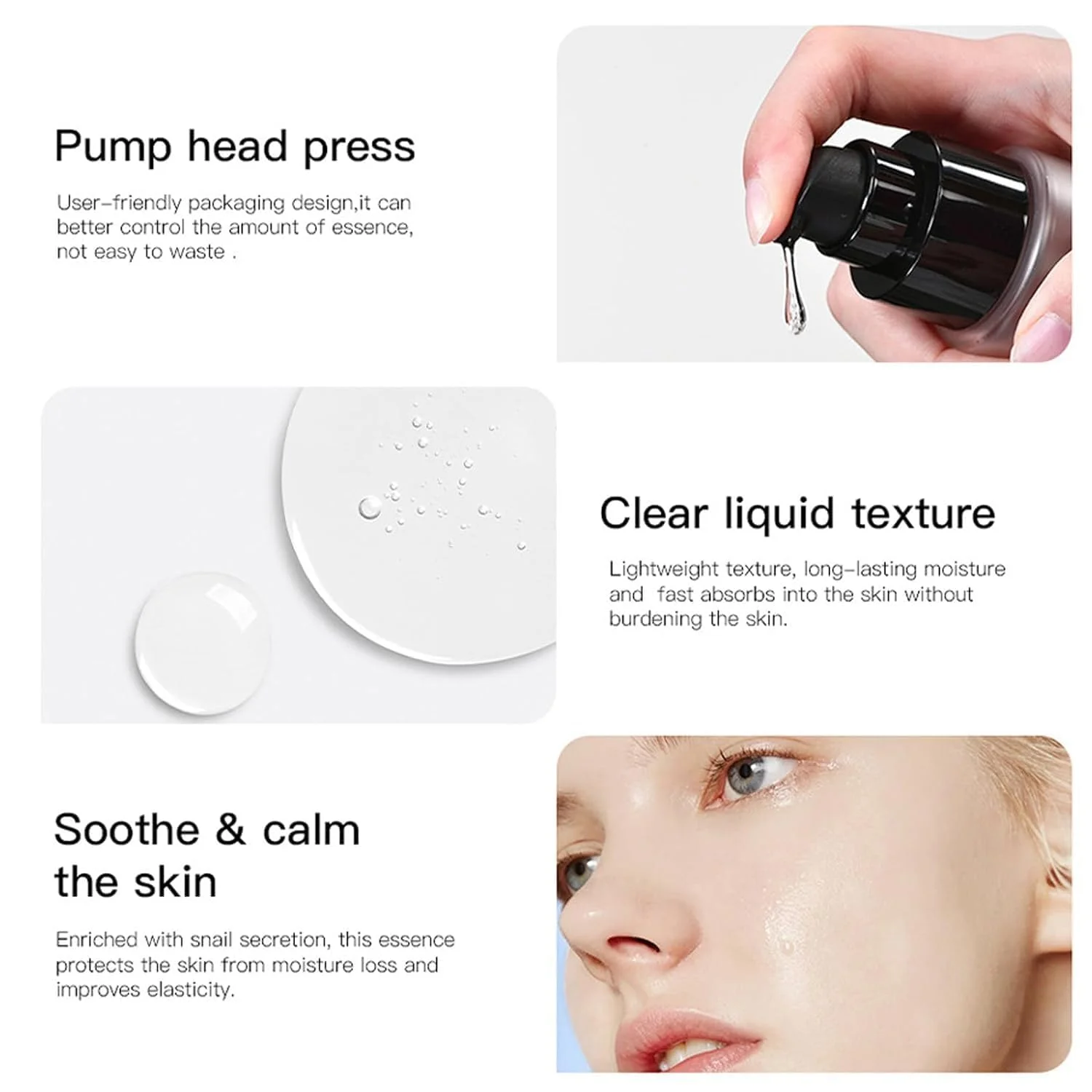 Фото Advanced COSRX Snail Mucin 96% Power Repairing Эссенция 100 мл, ежедневный ремонт сухой и чувствительной кожи №3