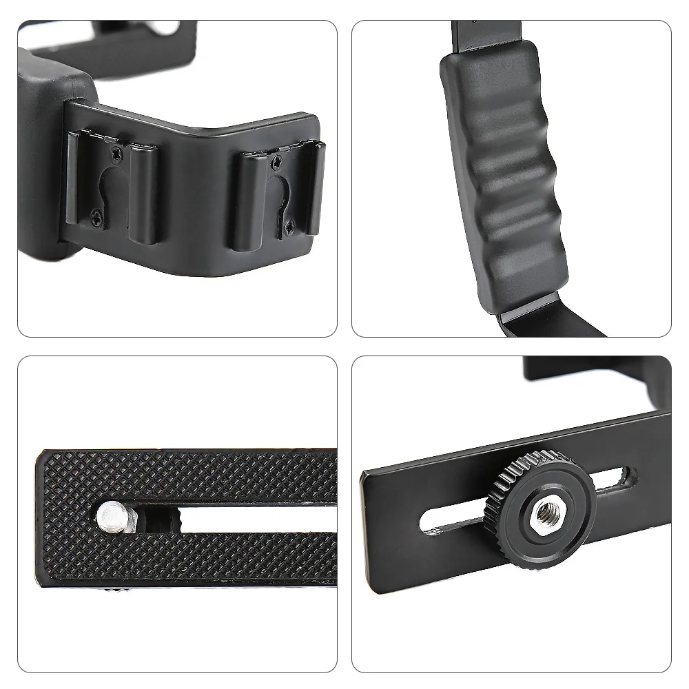 Кронштейн для ручки L-образного типа с холодным башмаком 1/4 Адаптер микрофона