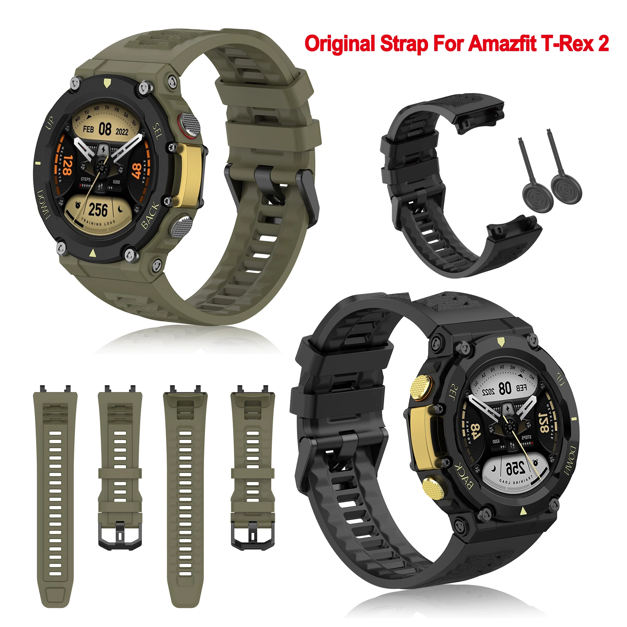

Оригинальный силиконовый ремешок для Xiaomi Huami Amazfit T-Rex 2