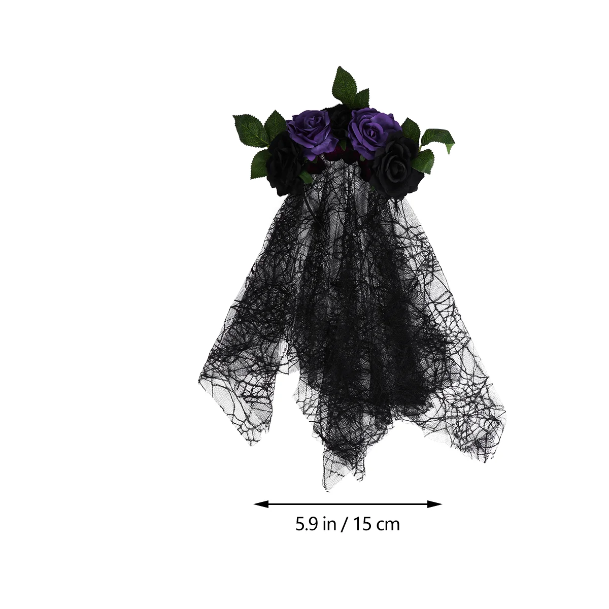 Хэллоуин Цветы Кружевная повязка на голову Модные повязки Волосы Вечеринка