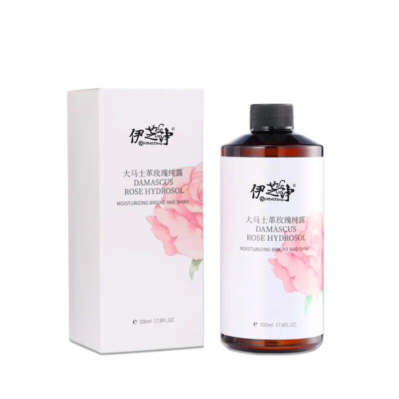 Face Care Rose Water Nourishing Skin Improve Dullness Anti Aging Facial Toner Damask Hydrosol Wet compress rose spray water images - 6