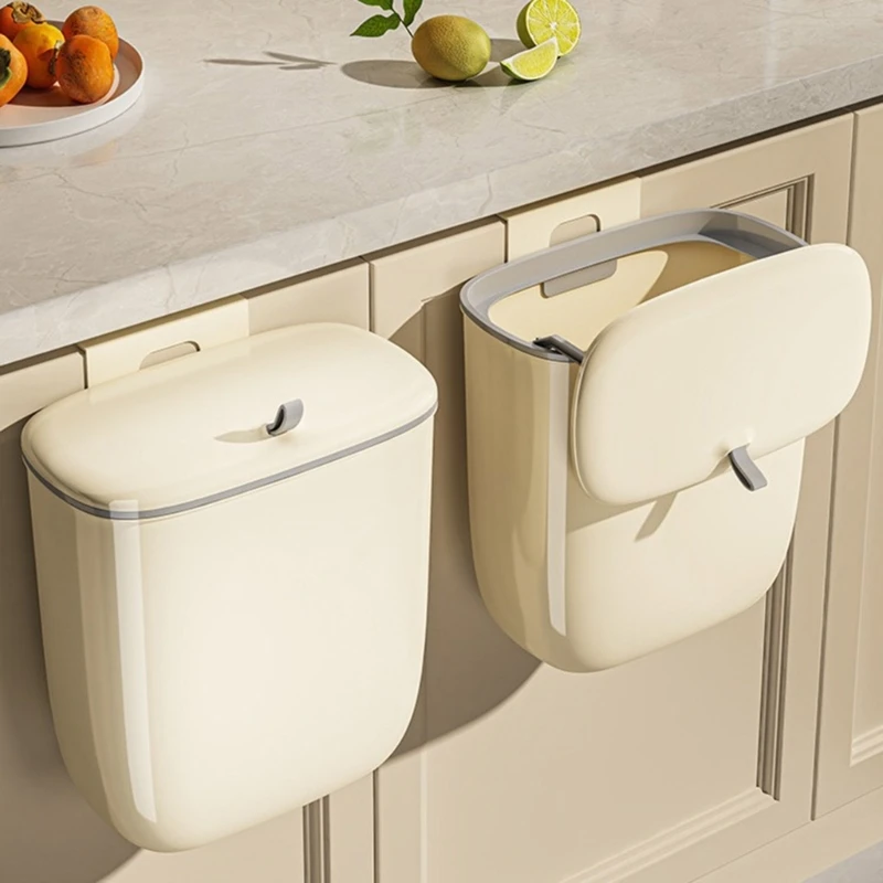 Контейнер для бытовых отходов кухонных Настенные подвески Мусорное ведро с