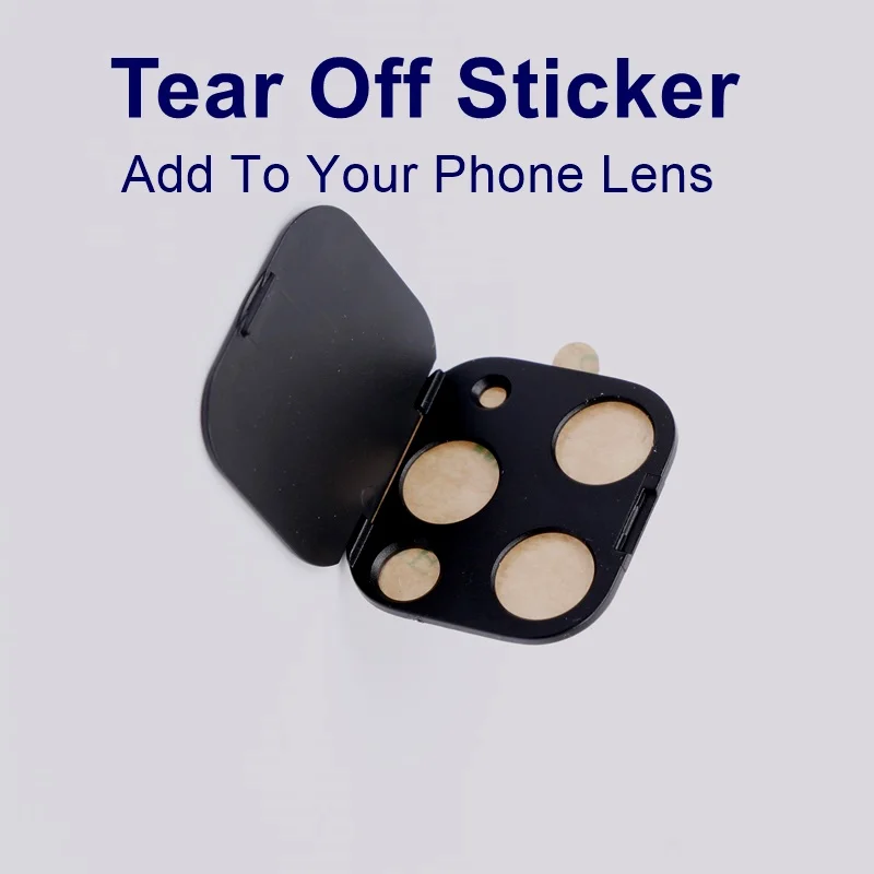 Tongdaytech Phone Back Camera Lens WebCam Cover Plastic Sticker Privacy Screen Protect Camera Case For iPhone 13 12 11 Pro Max