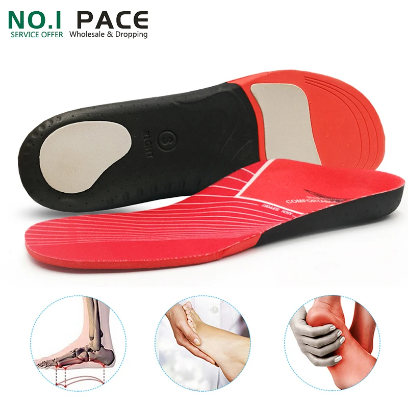 

NOIPACE Premium Orthopedic Insoles for Flat Foot Plantar Fasciitis Orthotics Arch Support Inserts Sole Women Men Sneakers Shoes