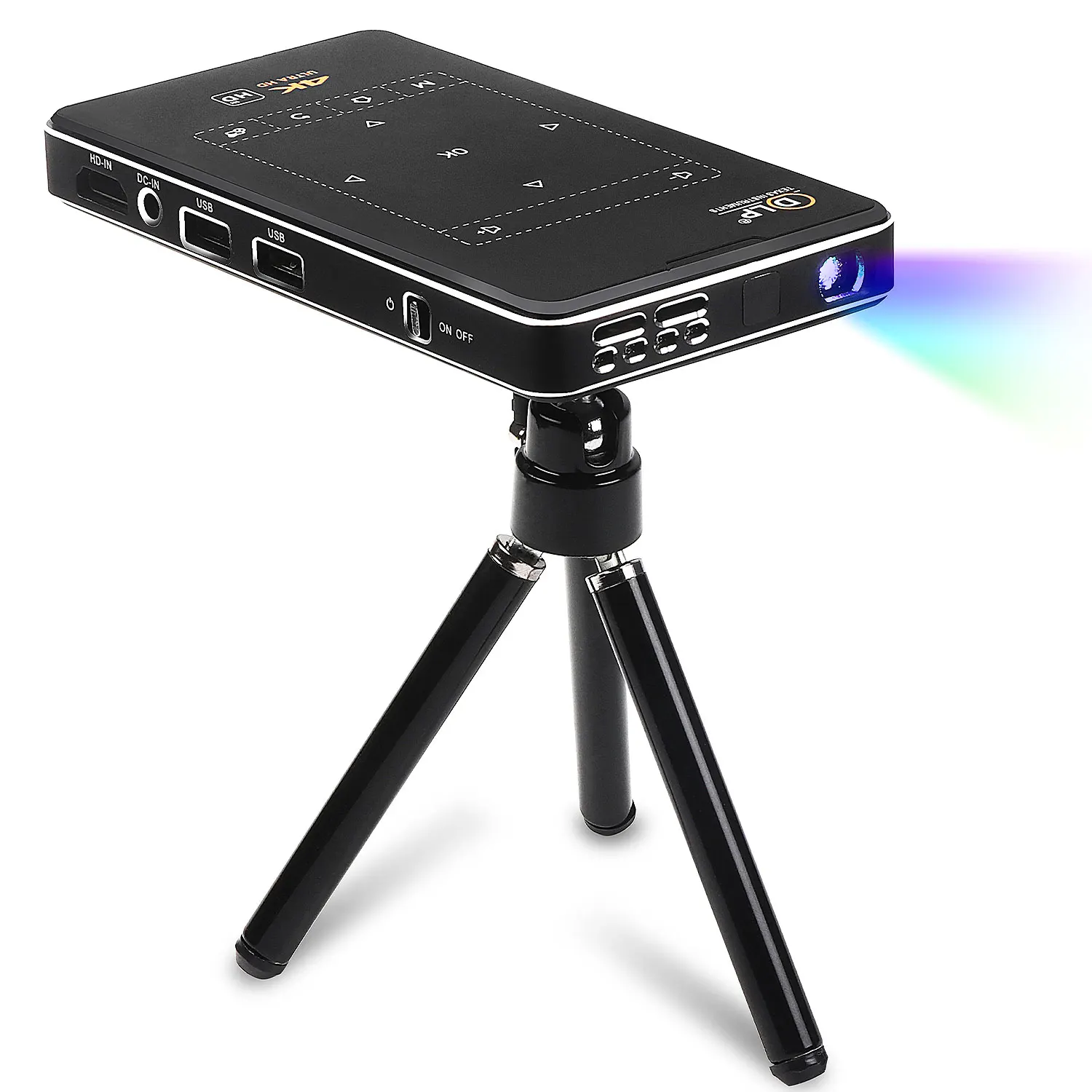 

4K 1080P Home Mini Led Portable Smart Pocket Cinema Video Projector