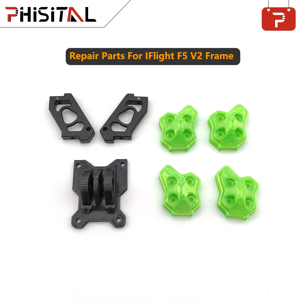 Фото Детали рамки PHISITAL FPV, запасная часть, запасная часть, защита рук с 3D-печатью/база камеры для iFlight Nazgul Evoque F5 V2 №1