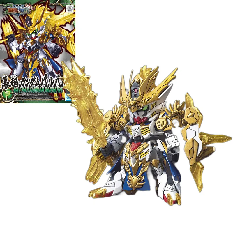 

BANDAI Genuine Legend of The Three Kingdoms Anime Figure SD Barbatos MACHAO FREEDON Action Figure Toys for Boys Christmas Gift