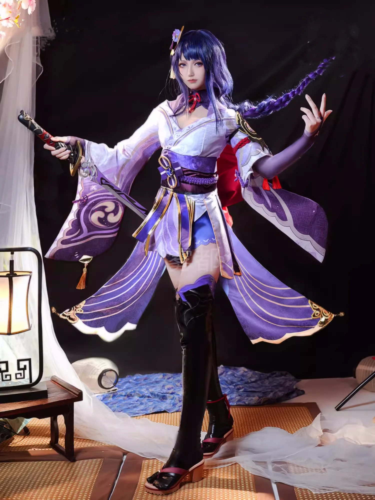 Костюм для косплея Genshin Impact Raiden Shogun