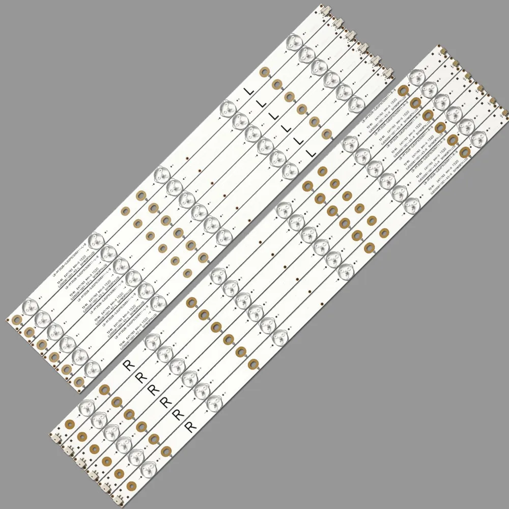 100% New 12pcs/Kit LED strips for PHILIPS 50 TV 50PFT4509 50PFH4109 50PFT5300 12 TPT500J1 LE8 500TT25 500TT26 500TT55 500TT56