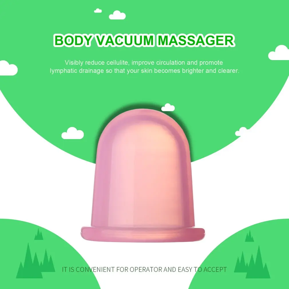 

Family Full Body Cupping Massage Helper Vacuum Suction Cans Silicone Cupping Cups Anti Cellulite Therapy Massager jar 2022