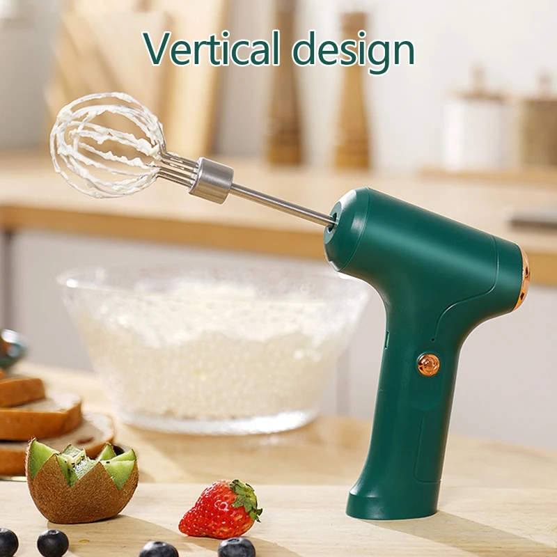 

3 Speeds HighPower Dough-Blender Egg Beater Baking Hand Mixer Kitchen Tools Electric Whisk Garlic Chopper Masher Gift
