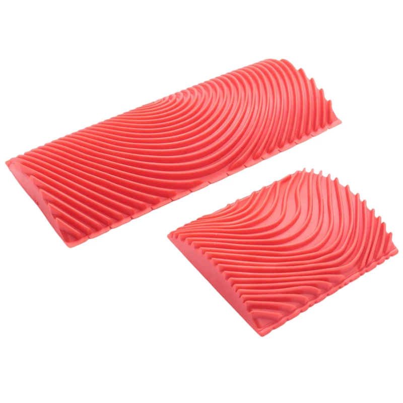 

2 шт. дерево зернистая Резина Patin живопись эффекты DIY украшения стены инструменты