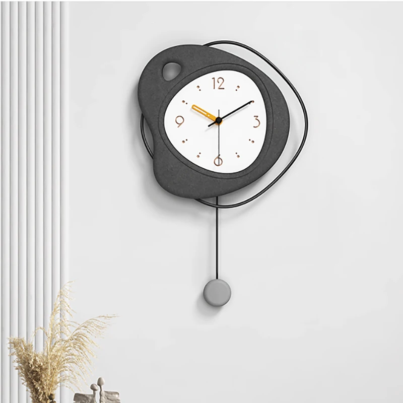 

White Modern Silent Wall Clock Mechanism Creative Loft Nordic Wall Clock Hands Hall Aesthetic Duvar Saati Decoration Home T50GZ