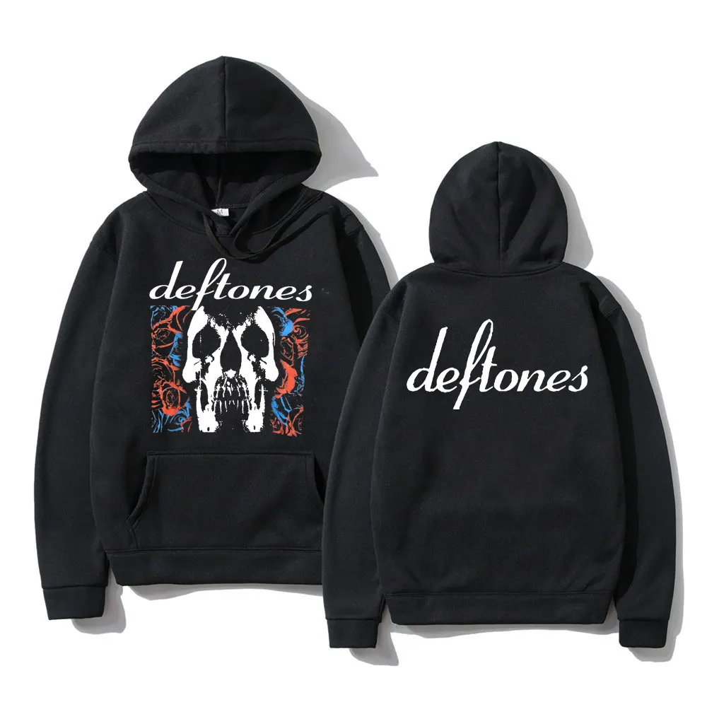 

Deftones Band Album Skull Alternative Rock Metal Hoodie Men Fashion Gothic Sweatshirt Long Sleeve Men's Fleece Oversized Hoodies