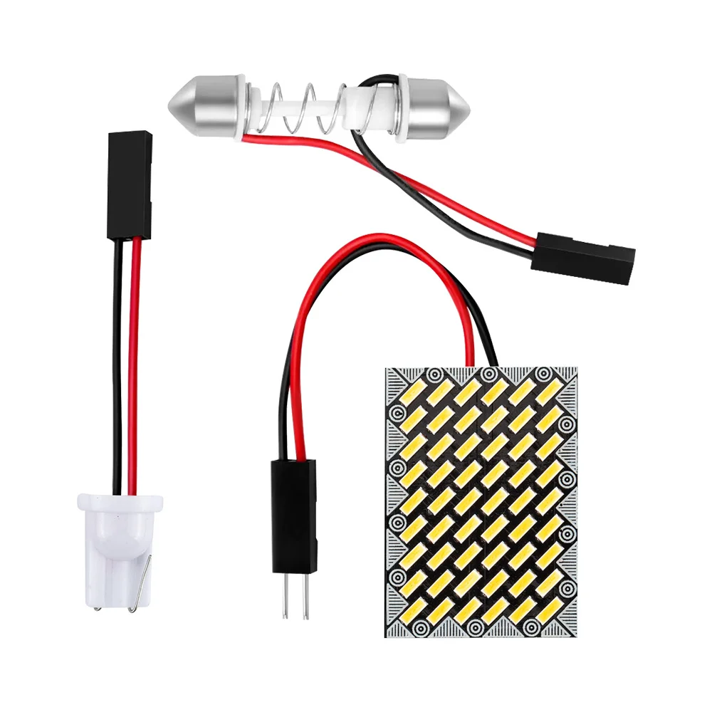 1 Шт. Универсальный Гирлянда C5W T10 BA9S Автомобильный Интерьер Лампа Для Чтения