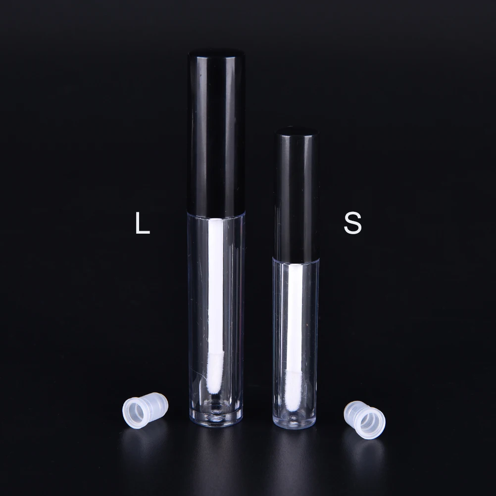 

One Piece Empty Plastic Clear Lip Balm Gloss Tubes Bottle Containers Lipstick Fashion Cool Lip Tubes S/L Size