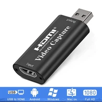 4k video usb capture hdmi card video grabber record box for ps4 dvd camcorder camera recording live streaming