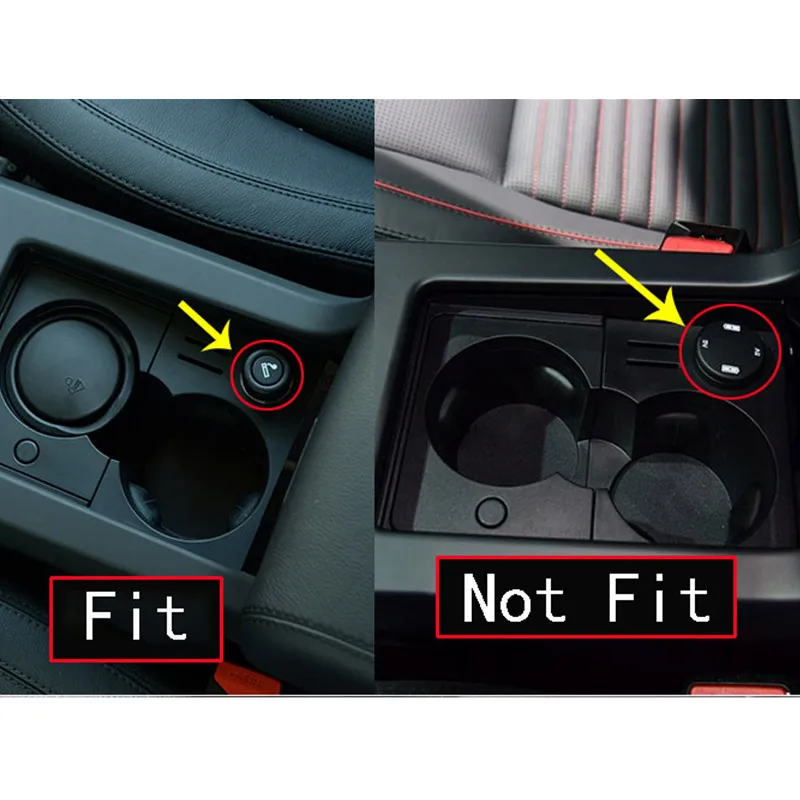 Для Land Rover Discovery Sport 2015-2019 ABS серебристый/черный автомобильный держатель для