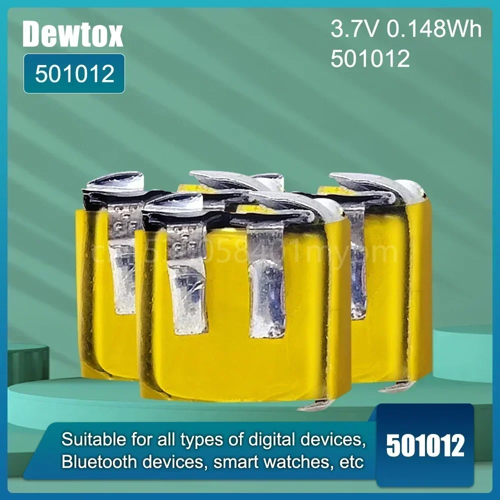 3 7 В 501012 Литий-полимерная аккумуляторная батарея 0 148 Втч для Bluetooth-гарнитуры