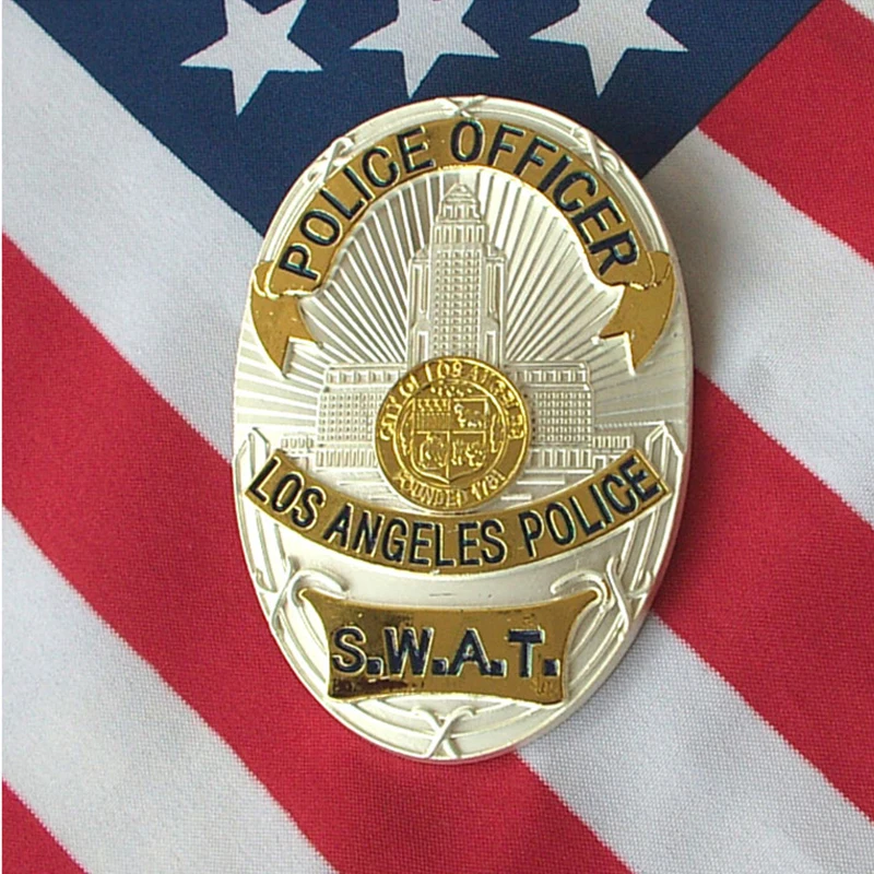 

Movie Cosplay United States LA SWAT Badges Metal Clip badge