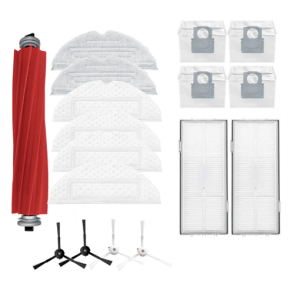 

1 комплект для робота-уборочной машины Roborock G10S/G10S PRO S7 MaxV ультра аксессуары основная щетка боковая щетка фильтр пылесборник