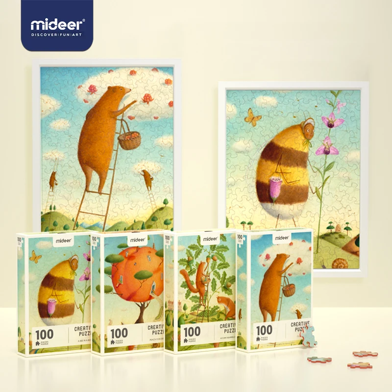 Пазл детский из серии воображение 4 года + утолщенная бумага 100 шт. | Игрушки и