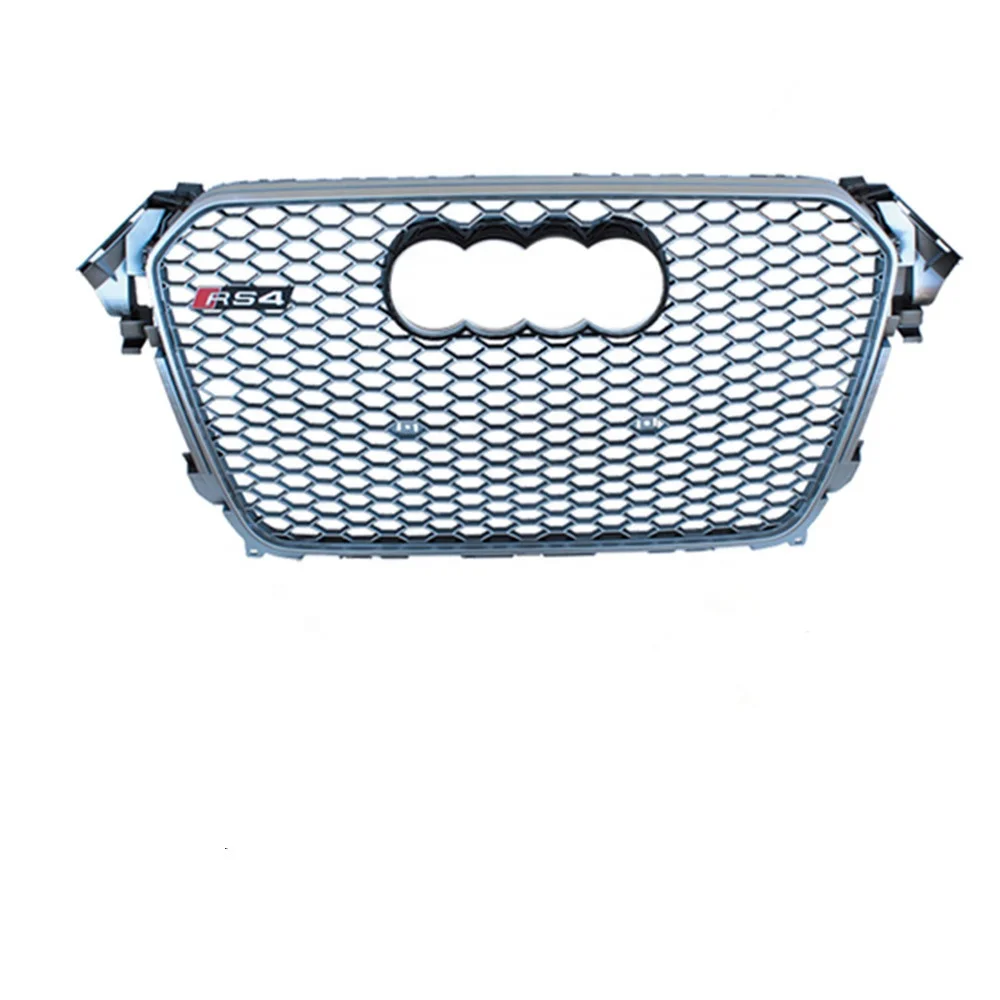 

Car front bumper face lift grille for RS4 A4 2013-2015 auto modified spare parts