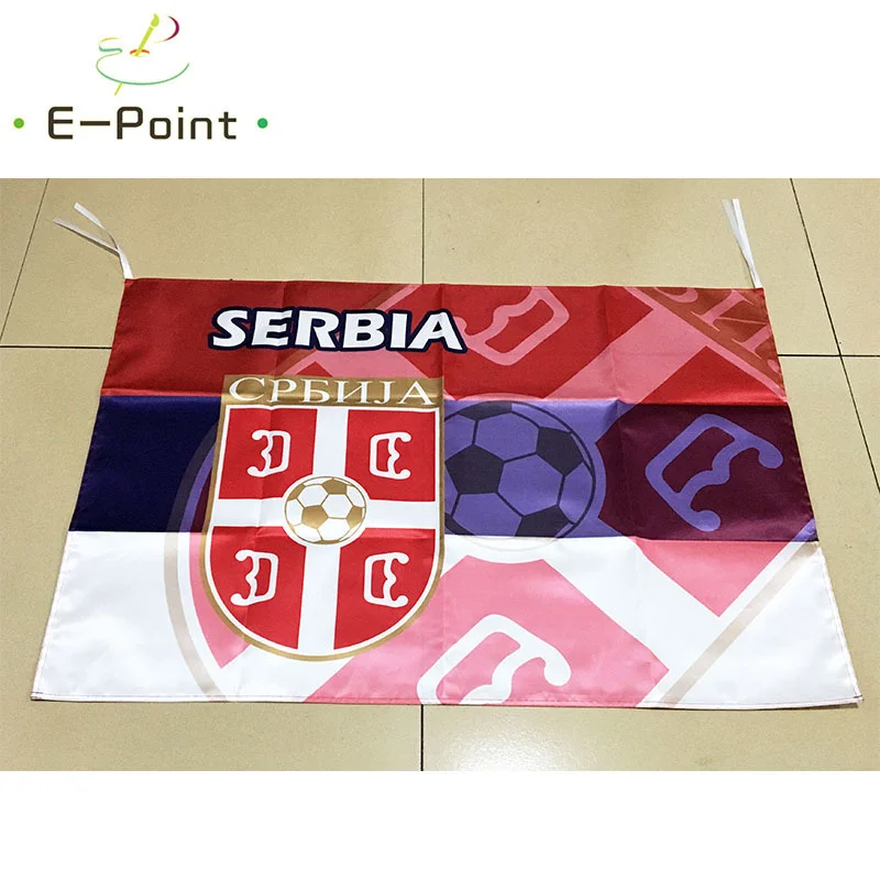 

2022 Football World Cup 90x150cm (3*5ft) Size Flag of Serbia Nationall Footbal Christmas Decorations for Home Flag Gifts