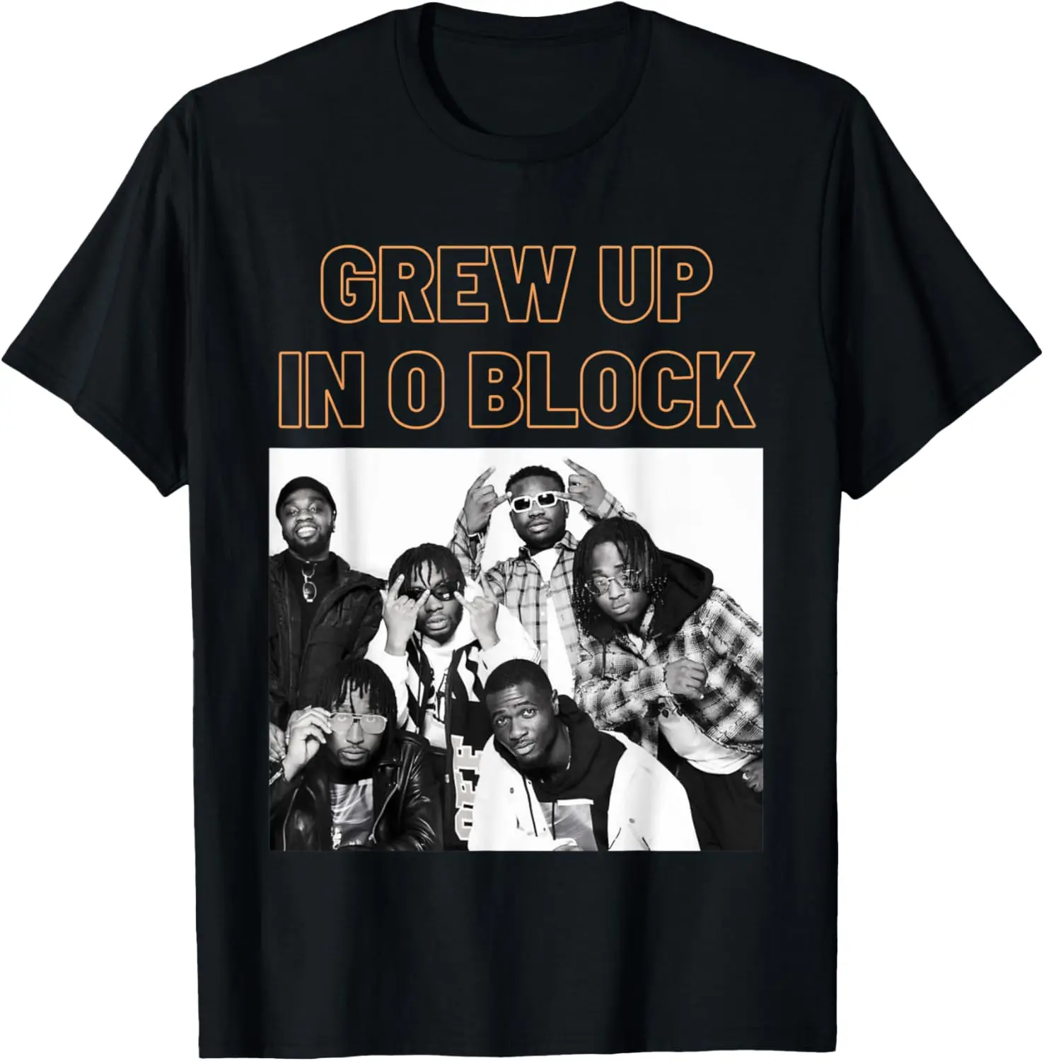 Футболка City Life Grew Up in O Block Chicago Chi Town