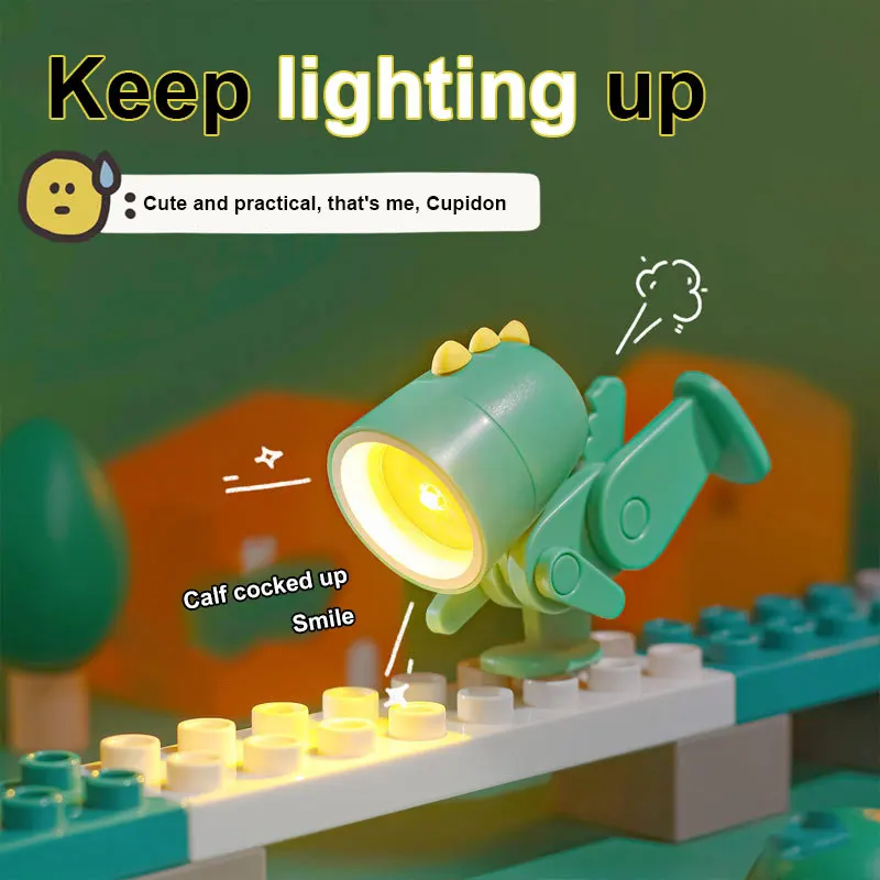 

Mini Cute Pet Light LED Night Light Cartoon Pet Folding Table Lamp Kids Room Bedside Bedroom Living Room Decor Ins Student Gift
