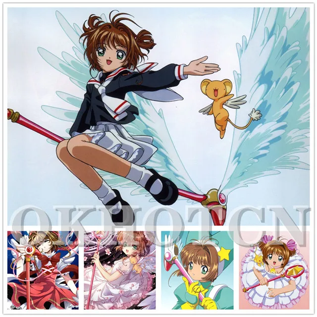 

Full Drill Diy Diamond Painting Japan Cardcaptor Sakura Diamond Embroidery Anime Pattern Girl Mosaic Art Cross Stitch Wall Decor