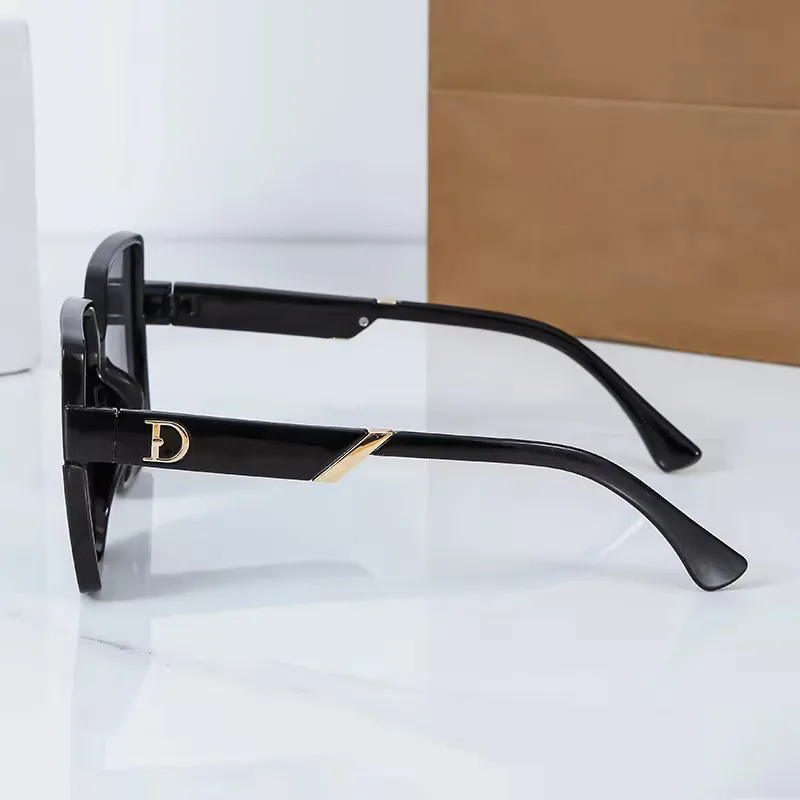 Солнцезащитные очки с буквой D для женщин и мужчин брендовый дизайн роскошная