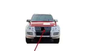 

1 шт. резиновое уплотнение капота для Pajero 4th 5902A016 V90, полоса капота для Montero, уплотнитель для Shogun V80 2007-2020, не для Diesel