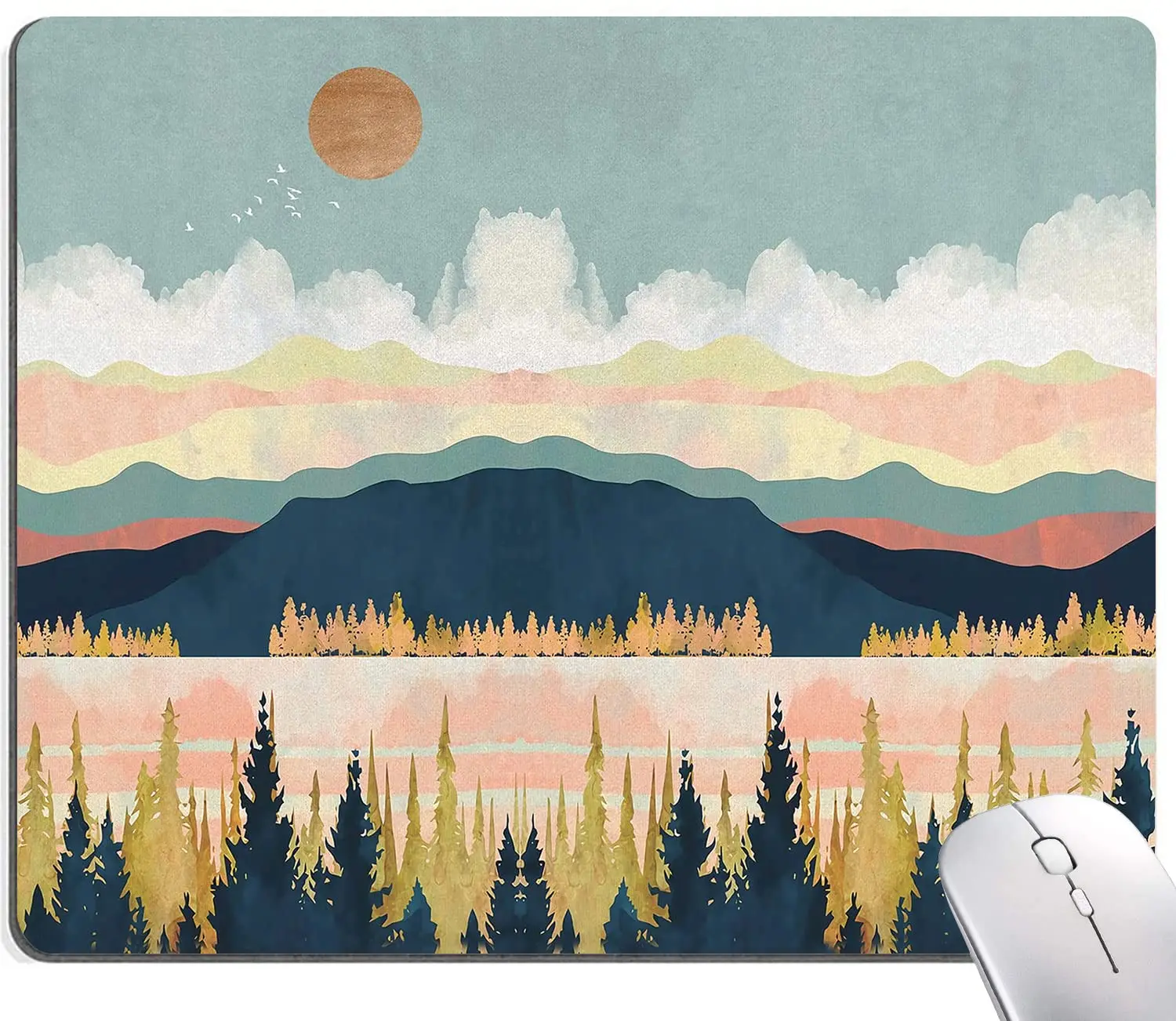 Высокое качество красивый пейзажный принт игровой коврик для мыши геймерский