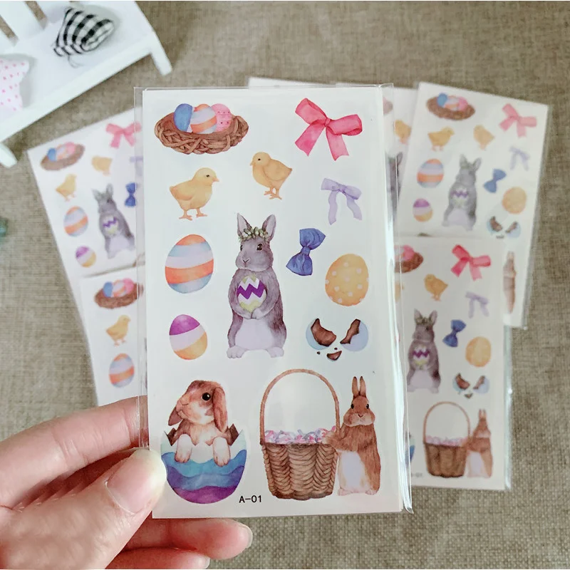 

10 шт./компл., наклейки-татуировки для детей, Мультяшные водонепроницаемые наклейки-татуировки, милые забавные наклейки-татуировки для детей...