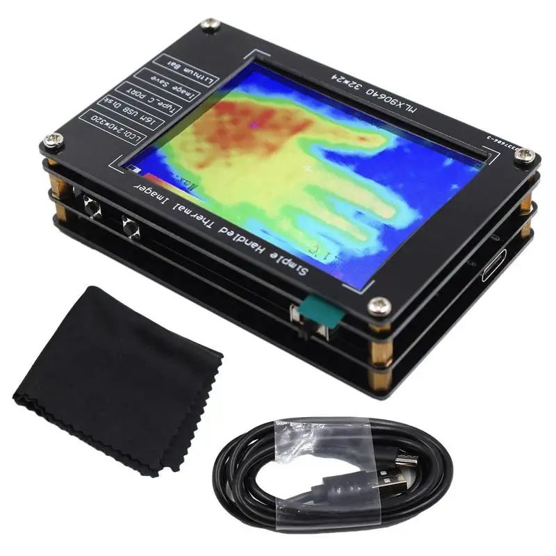 

Thermal Imaging Camera Rechargeable Thermal Camera Portable Handheld Inspection Tool With Pointer -103F572F Temperature Range